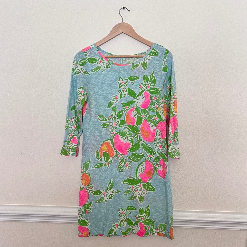 LILLY PULITZER Dress Marlowe Pool Pink Lemonade